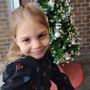 Holiday Black Velvet Velour Floral Lace Trim Kids Dress Long Puffy Sleeves Italy